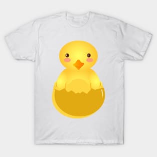 chick egg smile T-Shirt